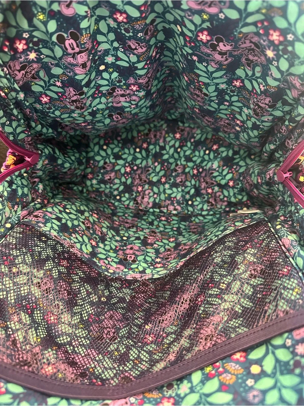 Vera Bradley x Disney “Mickey and Minnie’s Flirty Floral” backpack